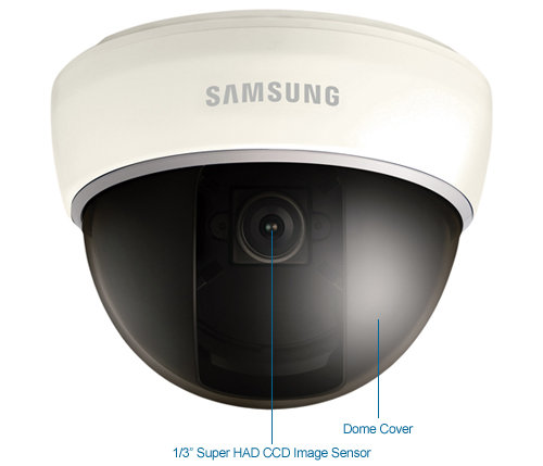 samsung scd-2021 600tvl dome cctv security camera