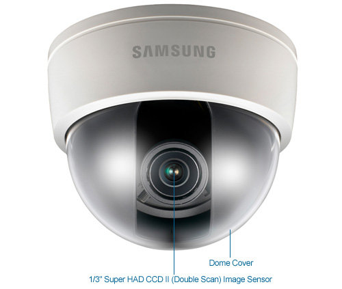 samsung scd-3083 960h dome security camera - wdr