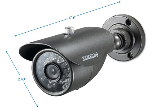 samsung sco-2040r 650tvl 960h ir bullet security camera