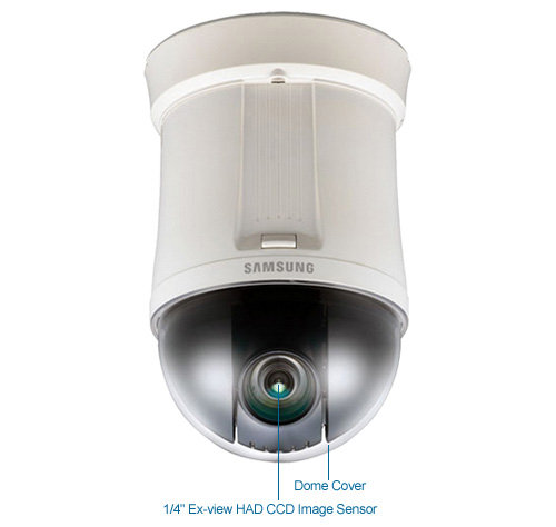 samsung scp-2370 indoor ptz dome cctv security camera