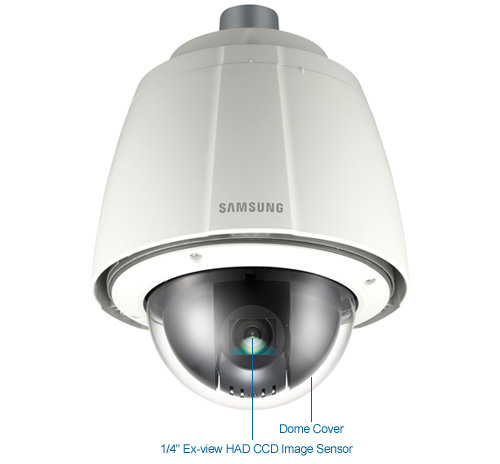 samsung scp-3370th outdoor ptz dome cctv security camera