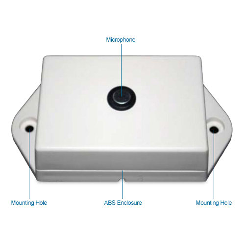 ets sm1-le surface mount omni directional surveillance microphone