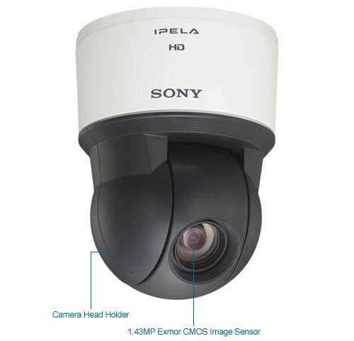 sony snc-ep580 1080p hd ptz security camera