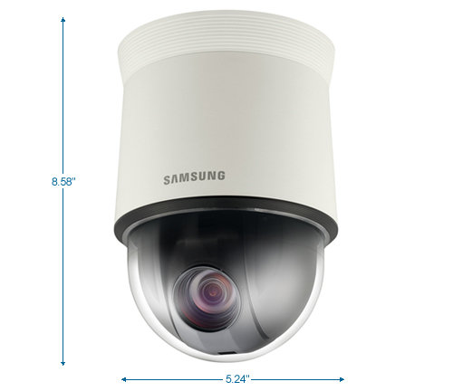 samsung snp-5300 1.3 megapixel hd 30x ip ptz dome camera