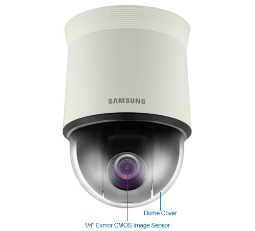 samsung snp-5300 1.3 megapixel hd 30x ip ptz dome camera