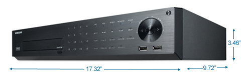 samsung srd-1673d-4tb 16ch digital video recorder - 960h at 30 fps, 4tb