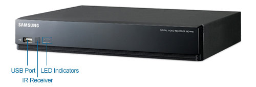 samsung srd-440-2tb 4-camera 2 tb digital video recorder