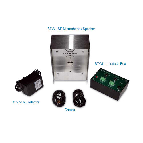 ets stwi5-se single zone 2 way audio surveillance kit
