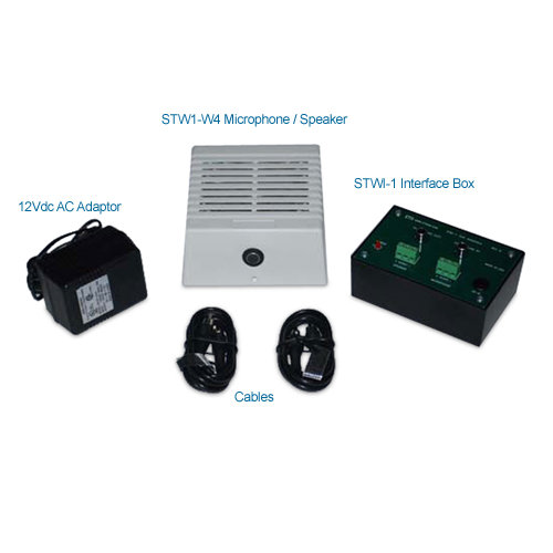ets stwi5-w4 single zone 2 way audio surveillance kit
