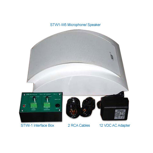 ets stwi5-w5 single zone 2 way audio surveillance kit