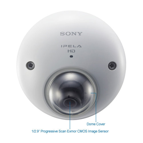 sony snc-xm636 1080p hd outdoor minidome ip security camera