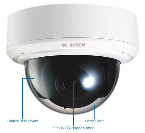 bosch vdn-244v03-2h 720tvl 960h wdr outdoor dome camera