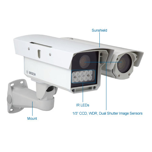 bosch ver-d2r1-2 dinion 7000 license plate ip camera