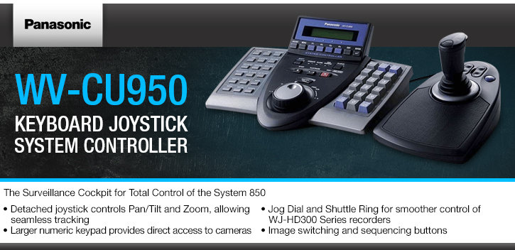 panasonic wv-cu950 keyboard joystick system controller