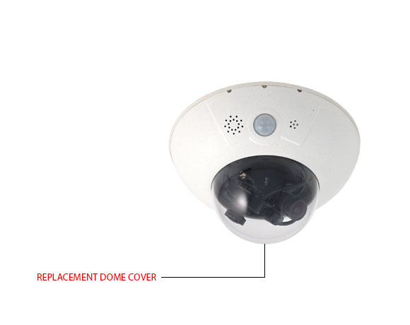 Mobotix MX-OPT-DK-L11 Replacement Dome Cover - Clear, S15/M15, Hemispheric