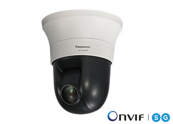 Panasonic WV-SC387A PTZ Dome IP Security Camera - 4.3mm~129mm, 720HD, 30x Optical Zoom, WDR