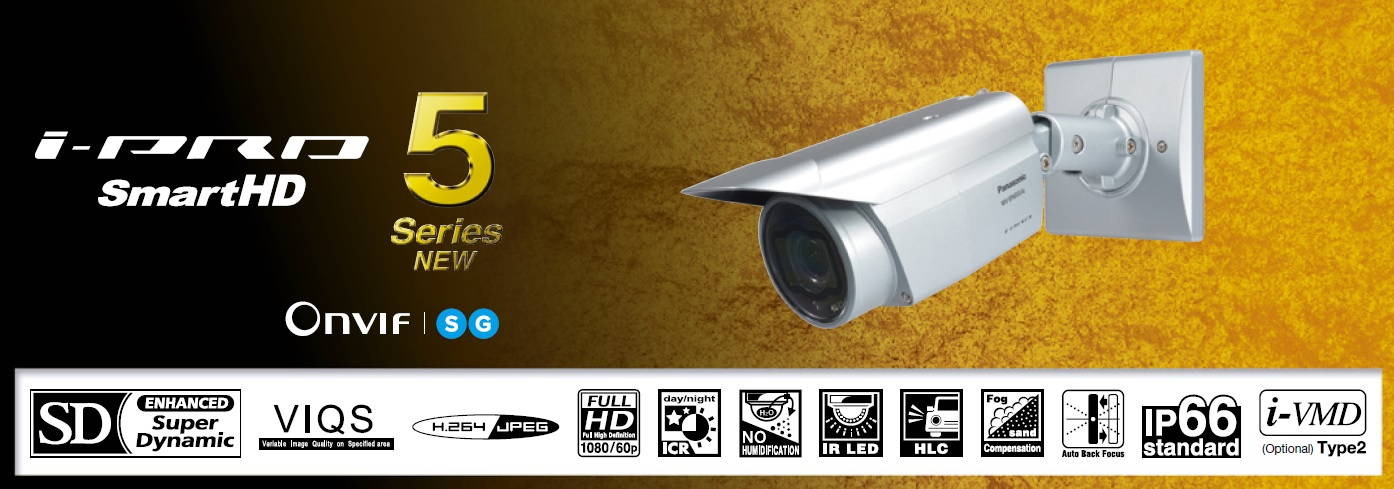 Panasonic WV-SPW531AL 2MP Bullet IP Security Camera - 2.8~10mm Varifocal Lens, 1080p, WDR, Day/Night, Weatherproof