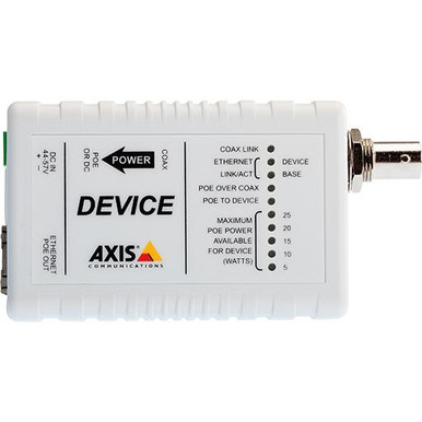 AXIS T8642 PoE+ over Coax Device, Carries PoE 5027-421
