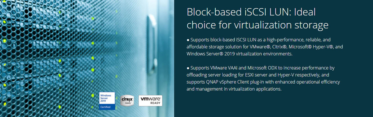 QNAP TS-h1283XU-RP-E2236-128G NAS with QuTS Hero Operating System and with 128 GB DDR4 RAM