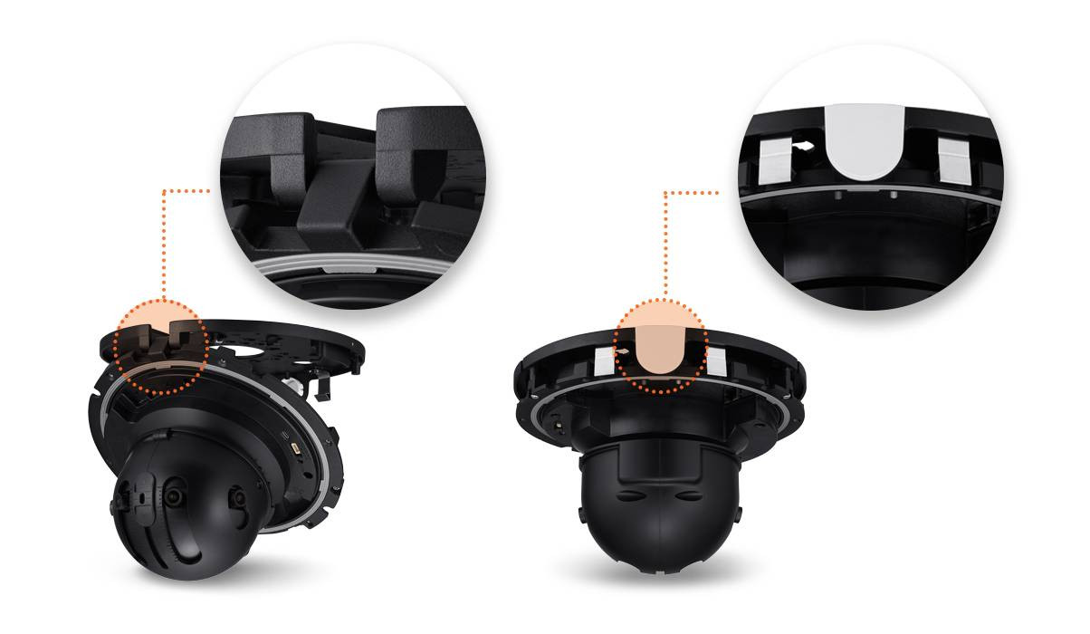 Samsung Hanwha PNM-9022V 8MP 4K H.265 Outdoor Multi-sensor Dome IP Security Camera