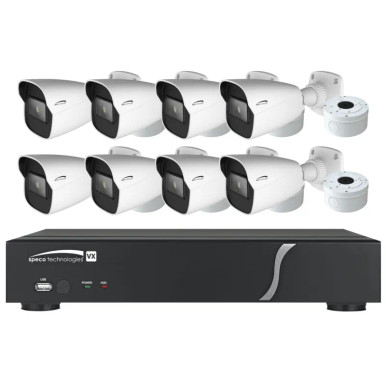 Speco ZIPT88B2 8 Camera Indoor Bullet HD CCTV System discontinued