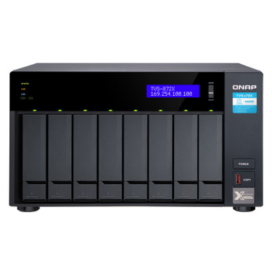 QNAP TVS-872X-i3-8G-US Diskless Desktop 8-bay NAS/iSCSI discontinued