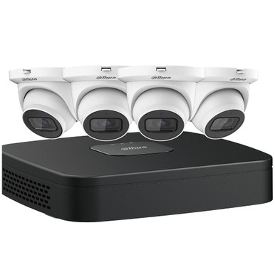 世界シェアTOPクラス！dahua製 高画質 防犯カメラ4台セット④ Dahua N444E42B 4 Camera Outdoor Eyeball IP System discontinued