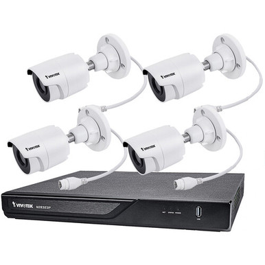 VIVOTEK IB9368-HT 箱無し2台、箱有り2台計4台セット Vivotek ND9323P-2TB-4IB69, 8-Channel 4K UHD NVR