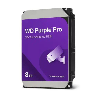 Vivotek WD8002PURP 8TB WD Purple Pro Surveillance Hard Drive