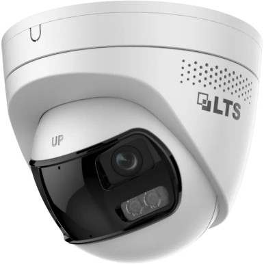 LTS CMIP398PW-2SDL 8MP Panoramic Active Deterrence Turret with 180