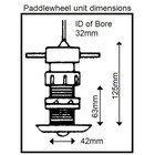  Nasa Complete Paddle Wheel Unit - 7m Cable 
