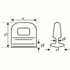  Allen Ridged Track Slide 13.8 x 30mm 