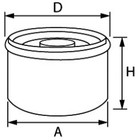 Pirates Cave Value Volvo Alternative Oil Filter 3827069 
