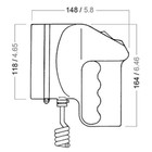  Aqua Signal Bremen 12V 50W Halogen Search Light 