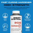  West System 205A Fast Hardener 0.2kg 