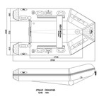  Seago Spirit 270 Air Deck 2.7m Inflatable Dinghy 