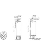  Seaflo 12V Inline Submersible Pump 280GPH 