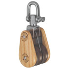  Barton Classic Wooden Victory Double Swivel Block 