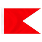Pirates Cave Value Signal Flag 40 x 30cm Printed (A-Z) 