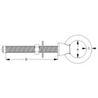 Proboat Commercial Eye Bolt S/S (6-12mm) 