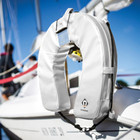  Crewsaver Hamble Horseshoe Buoy, Bracket & SOLAS LED Light Set 