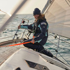 Gill OS2 2026 Women's Offshore Sailing Jacket_imageset:Eggshell/Navy