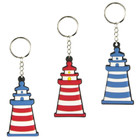  Lighthouse Rubber Keyring 
