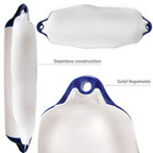 Pirates Cave Value Ocean H-Series Heavy Duty Cylindrical Fenders White/Blue 
