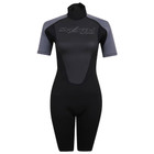 Typhoon Swarm Womens 3mm Shorty Wetsuit_imageset:Black/Graphite