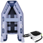  Seago Spirit 240 Slatted Floor 2.4m Inflatable Dinghy w/ Seago Airflow 250 Rechargeable Pump 