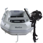 WavEco 2.3m Slatted Floor Inflatable Dinghy with Mercury 4-Stroke 3.5hp Short Shaft Outboard Engine F3.5 MH 