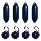 Harrington Marine Harrington Cylindrical Fender 4 Pack (Size 1) 11 x 30cm 