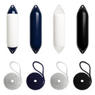 Harrington Marine Harrington Cylindrical Fender 4 Pack (Size 6) 24 x 106cm 