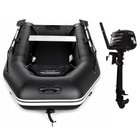 Harrington Marine Harrington Lightweight Pro Air Floor Inflatable Dinghy (Black) with Mercury Short Shaft Outboard Engine  